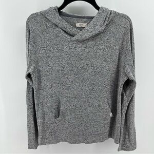 Ugg Hoodie Pullover Grey Heather Womens Medium lightweight